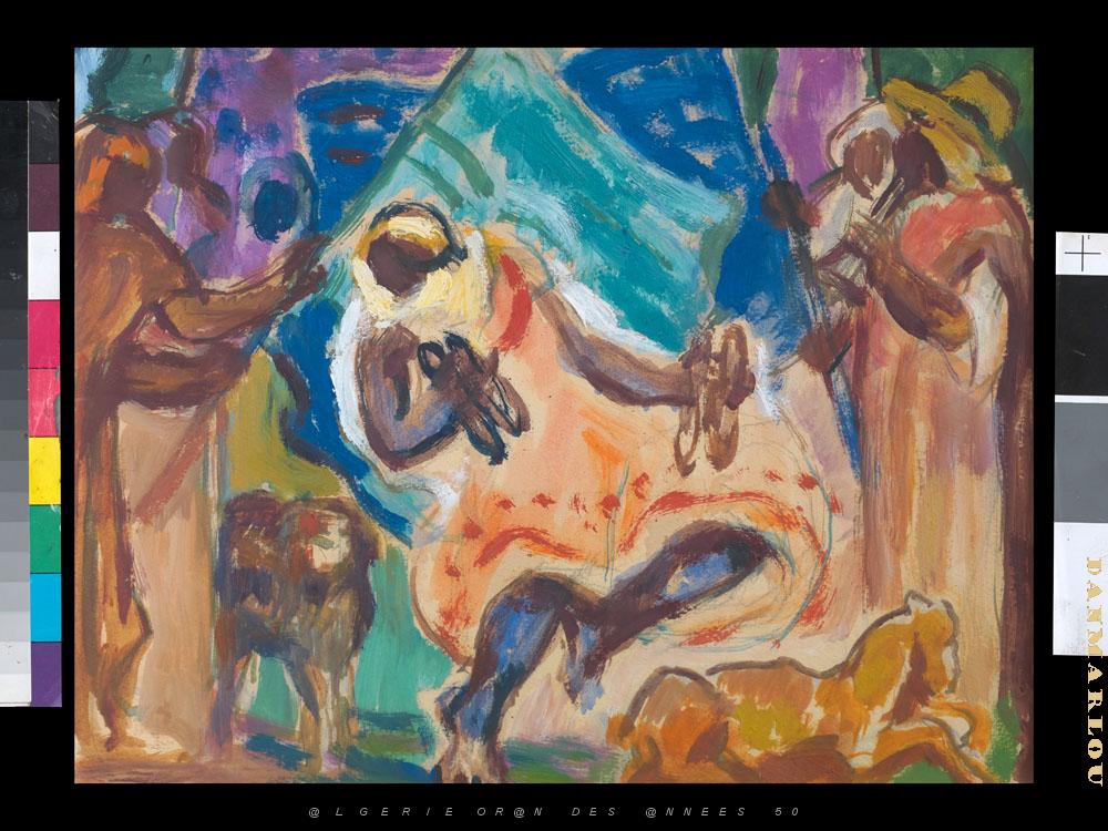 AUGUSTIN FERRANDO 1880-1957 25 - Les Gnawas (vers 1952).jpg